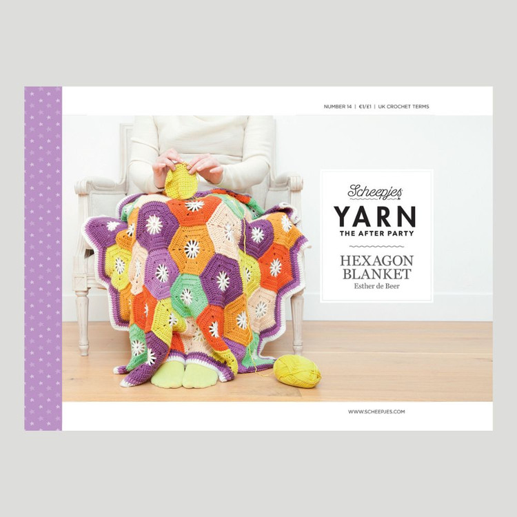 Hexagon Blanket - Hatszög Takaró - horgolásminta